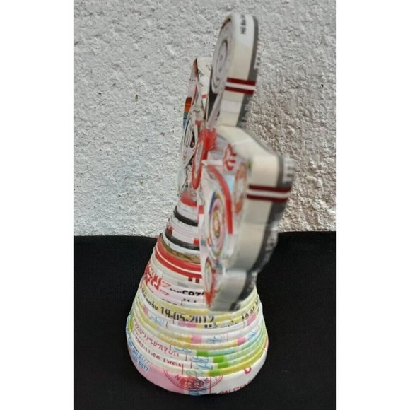 Handcrafted Quilled Angel Tabletop Decor Recycled Paper Figurine Christmas - Picture 4 of 7